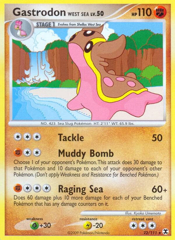 Gastrodon West Sea 22/111 card from Rising Rivals