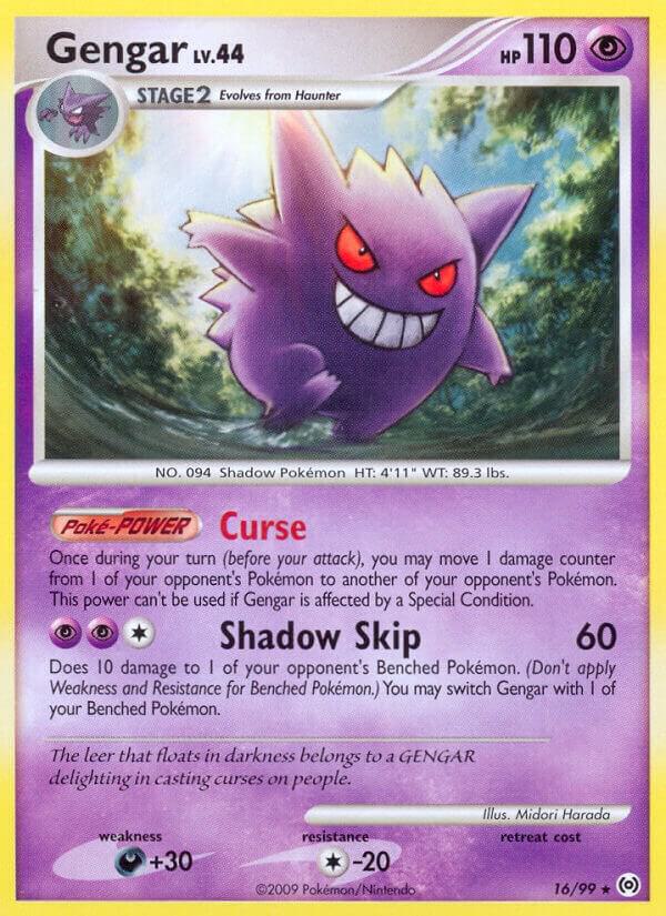 Gengar (16) 16/99 card from Arceus