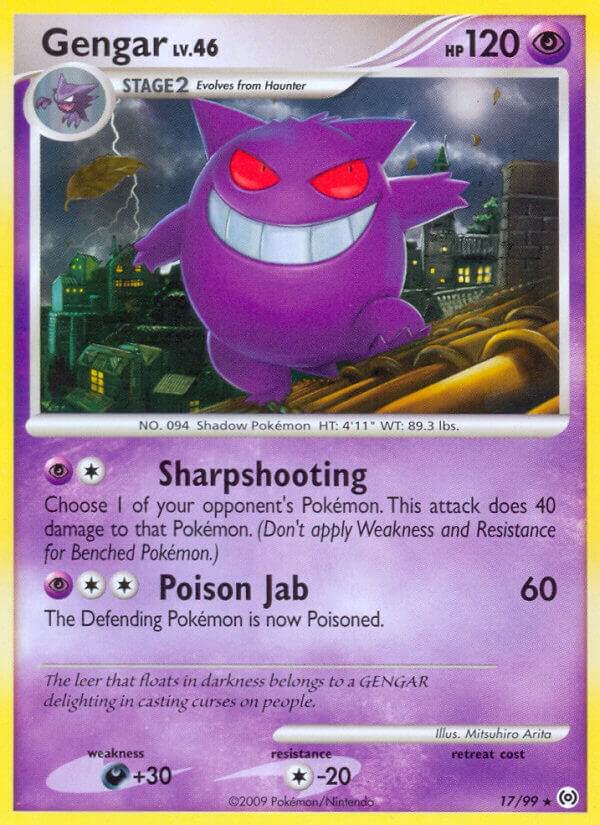Gengar (17) 17/99 card from Arceus