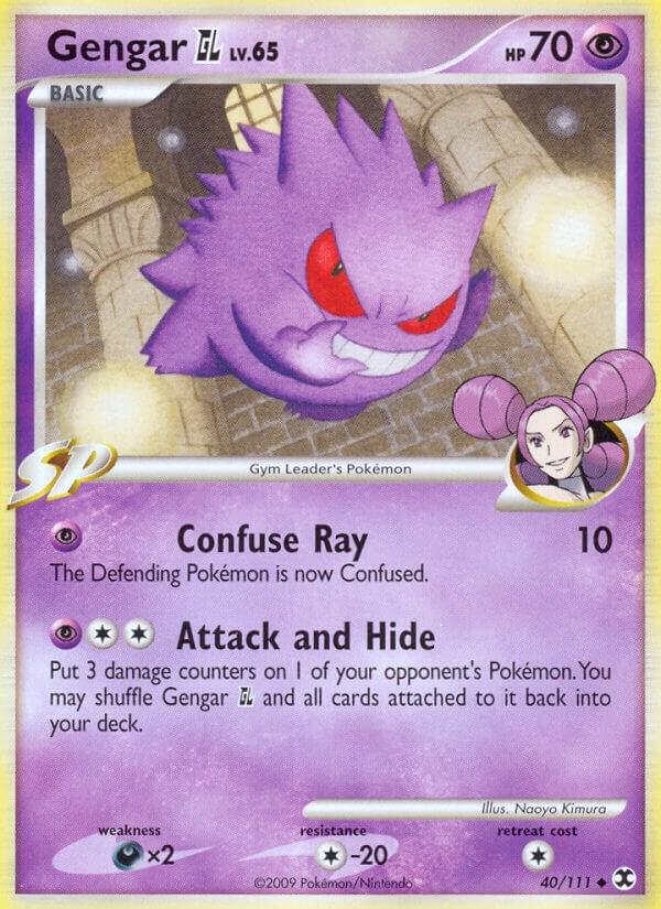 Gengar GL 40/111 card from Rising Rivals