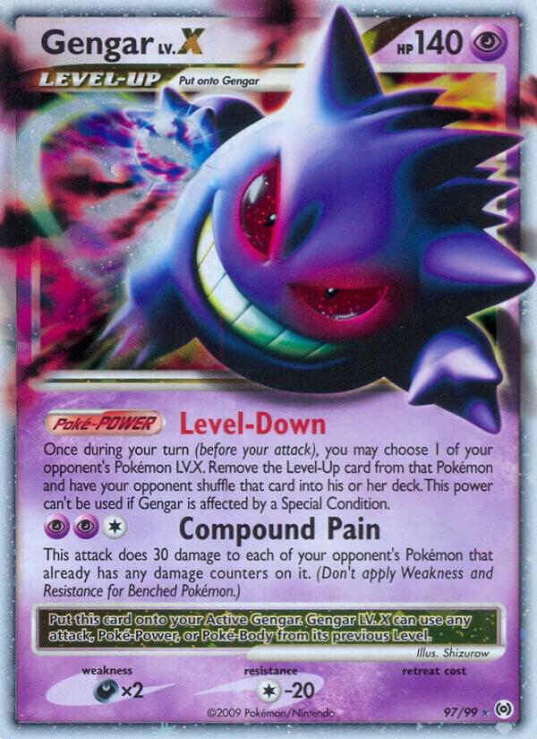 Gengar Lv.X 97/99 card from Arceus