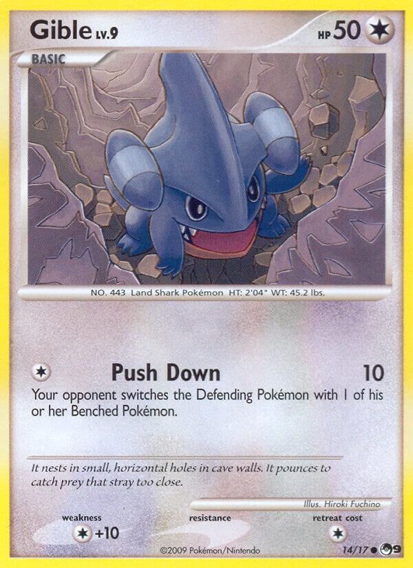 Gible 014/017 card from POP Series 9