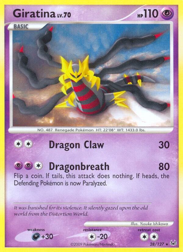 Giratina (28) 28/127 card from Platinum
