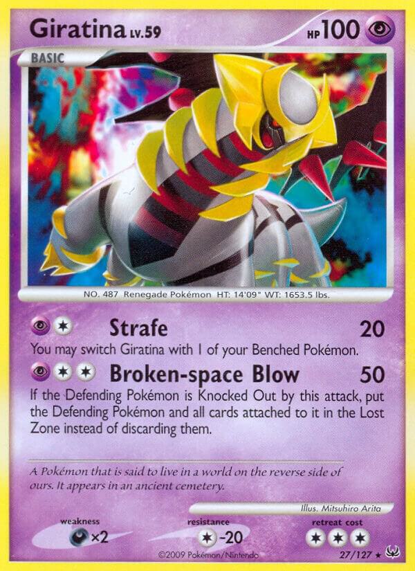 Giratina (27) 27/127 card from Platinum