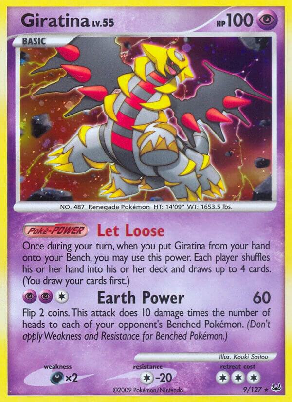 Giratina (9) 9/127 card from Platinum