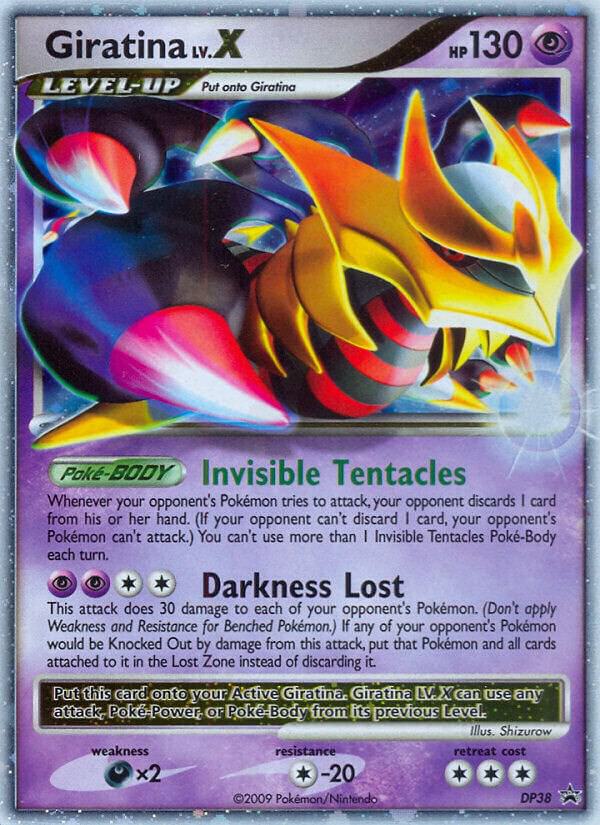 Giratina LV.X DP38 card from Diamond and Pearl Promos