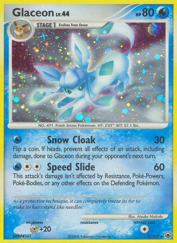 Glaceon (5) 5/100 card from Majestic Dawn