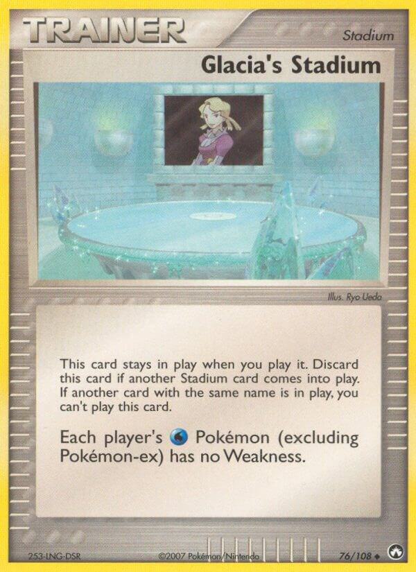Glacia's Stadium 76/108 card from Power Keepers