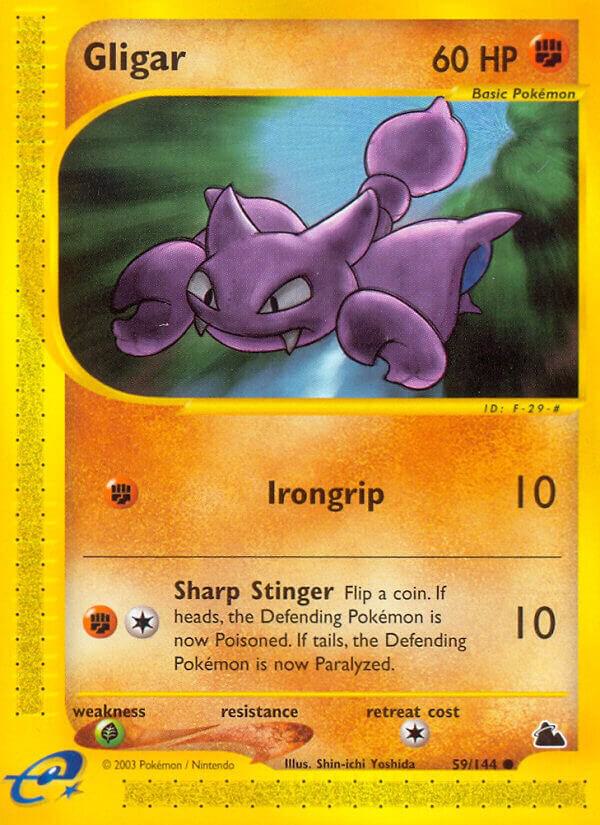 Gligar 059/144 card from Skyridge