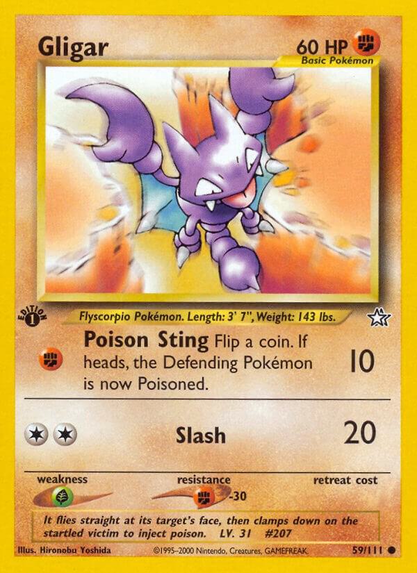 Gligar 059/111 card from Neo Genesis