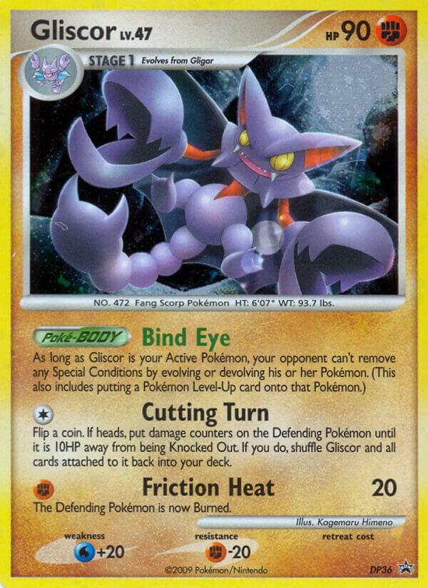 Gliscor DP36 card from Diamond and Pearl Promos