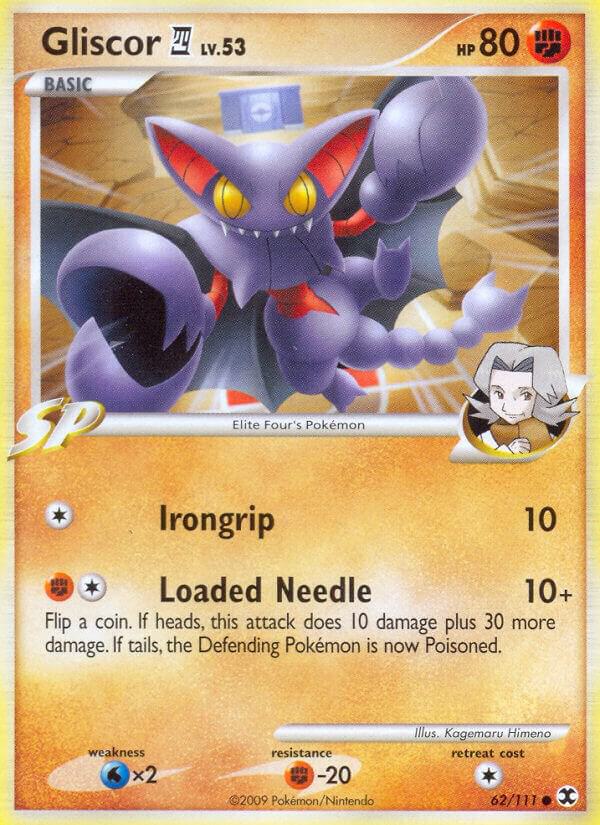 Gliscor E4 62/111 card from Rising Rivals