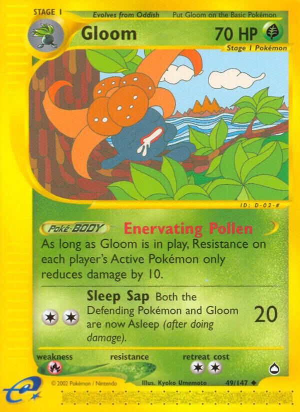 Gloom 049/147 card from Aquapolis