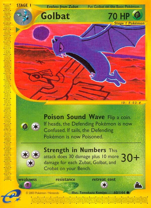 Golbat 060/144 card from Skyridge