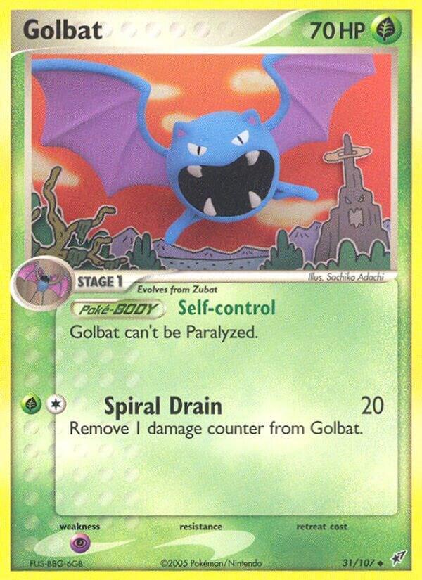 Golbat 31/107 card from Deoxys