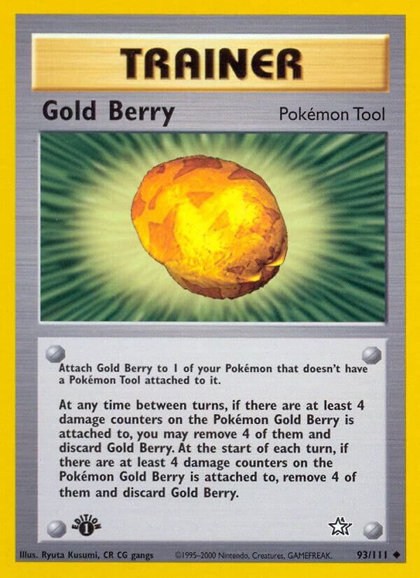 Gold Berry 093/111 card from Neo Genesis