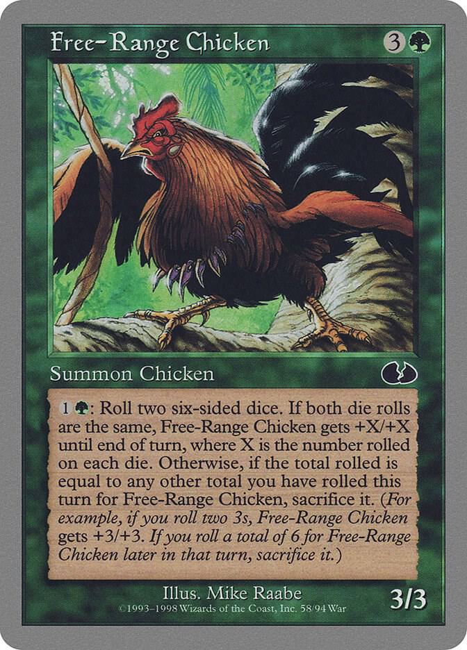 Free-Range Chicken 58 card from Unglued