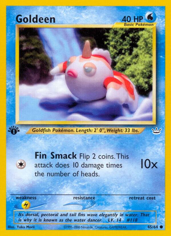 Goldeen 45/64 card from Neo Revelation