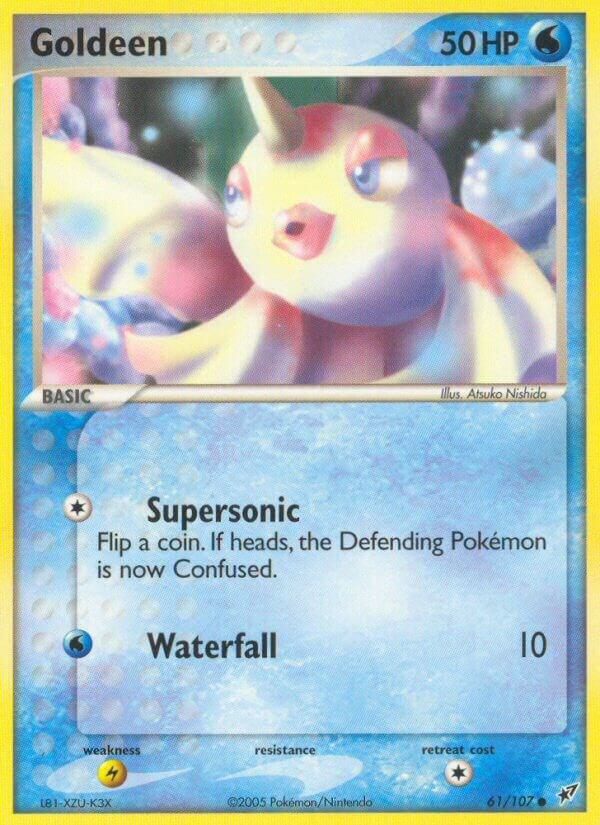 Goldeen 61/107 card from Deoxys
