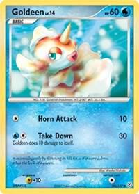 Goldeen 84/130 card from Diamond and Pearl
