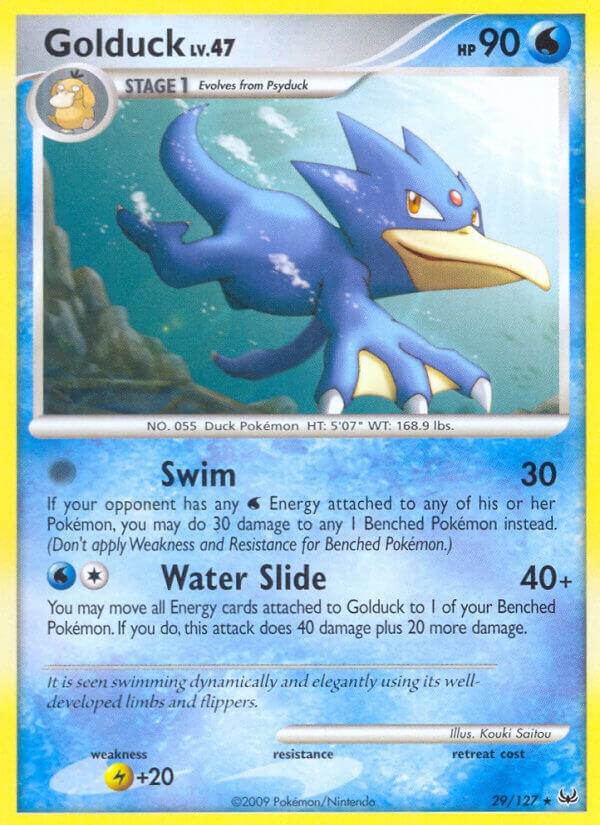 Golduck 29/127 card from Platinum