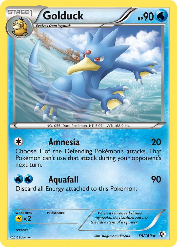 Golduck (35) 35/149 card from Boundaries Crossed
