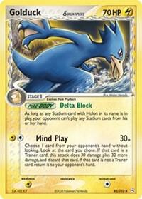 Golduck (Delta Species) 43/110 card from Holon Phantoms