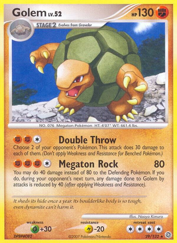Golem 29/132 card from Secret Wonders