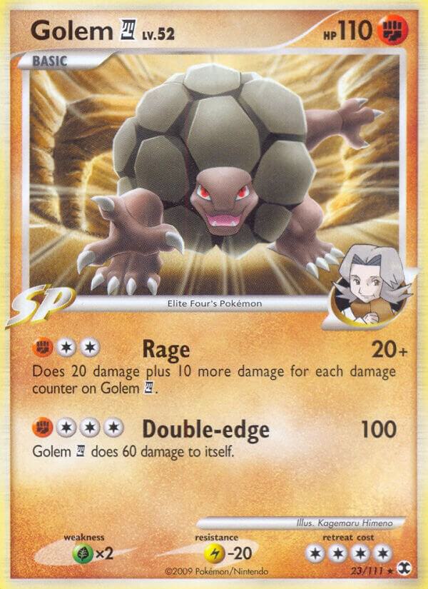 Golem E4 23/111 card from Rising Rivals