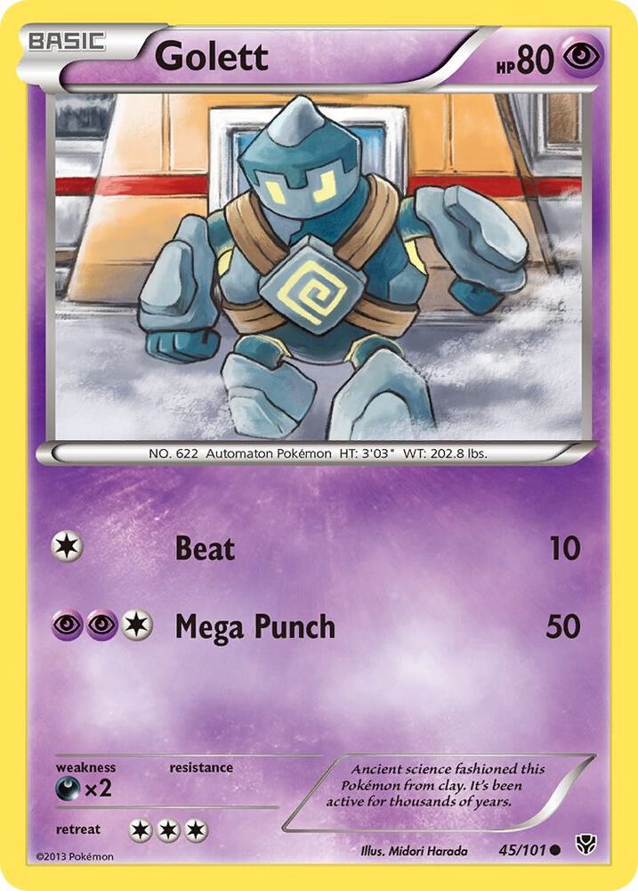 Golett 45/101 card from Plasma Blast