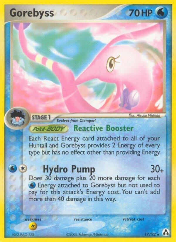 Gorebyss 17/92 card from Legend Maker