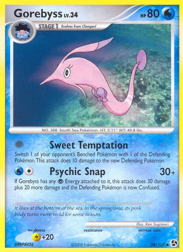 Gorebyss 38/106 card from Great Encounters