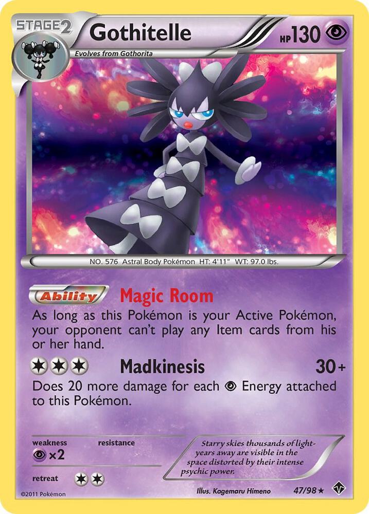 Gothitelle (47) 47/98 card from Emerging Powers