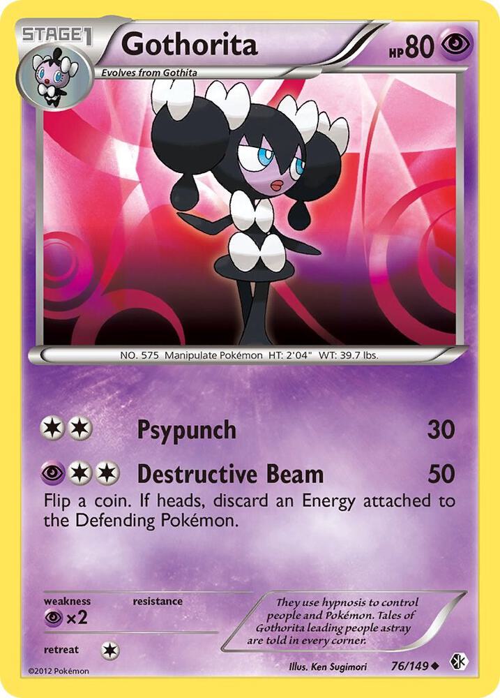 Gothorita 76/149 card from Boundaries Crossed