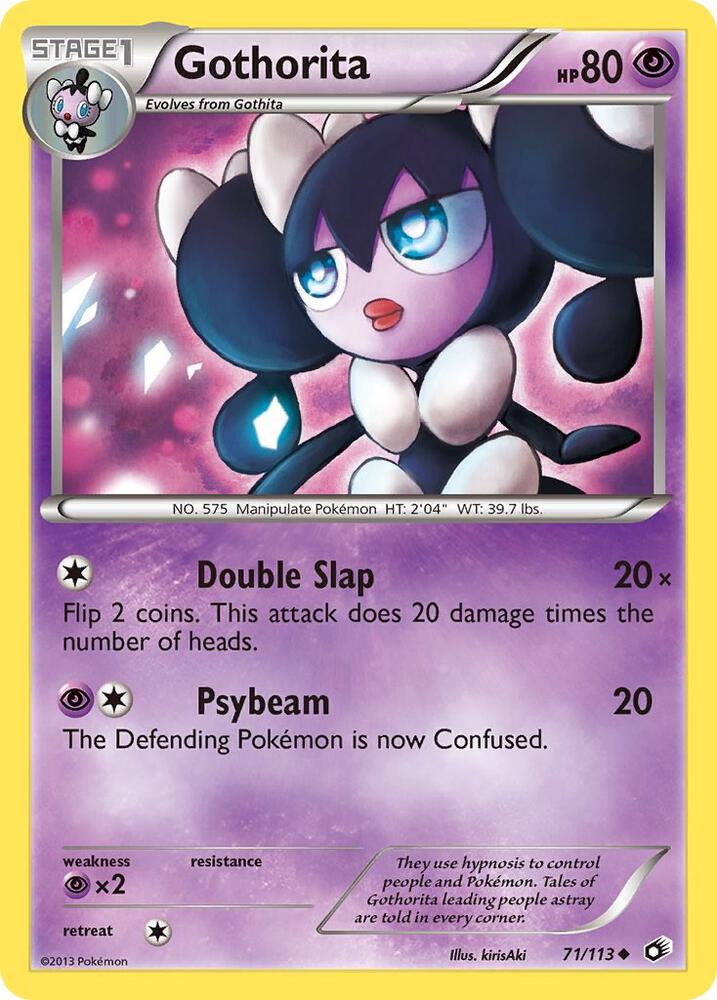 Gothorita 71/113 card from Legendary Treasures