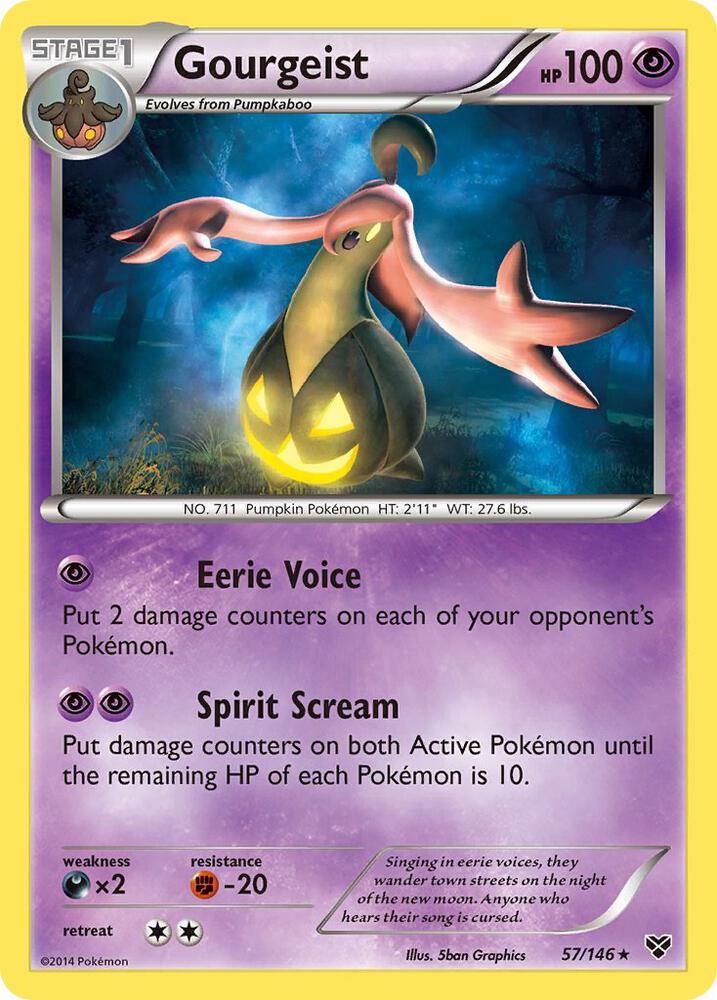 Gourgeist 57/146 card from XY Base Set