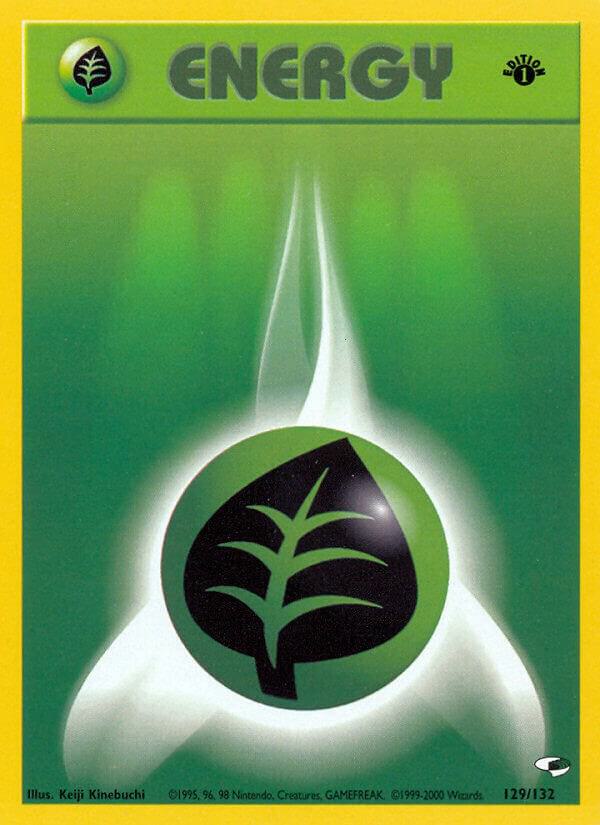 Grass Energy 129/132 card from Gym Heroes