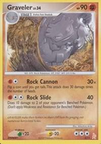 Graveler 2/11 card from DP Trainer Kit: Manaphy & Lucario
