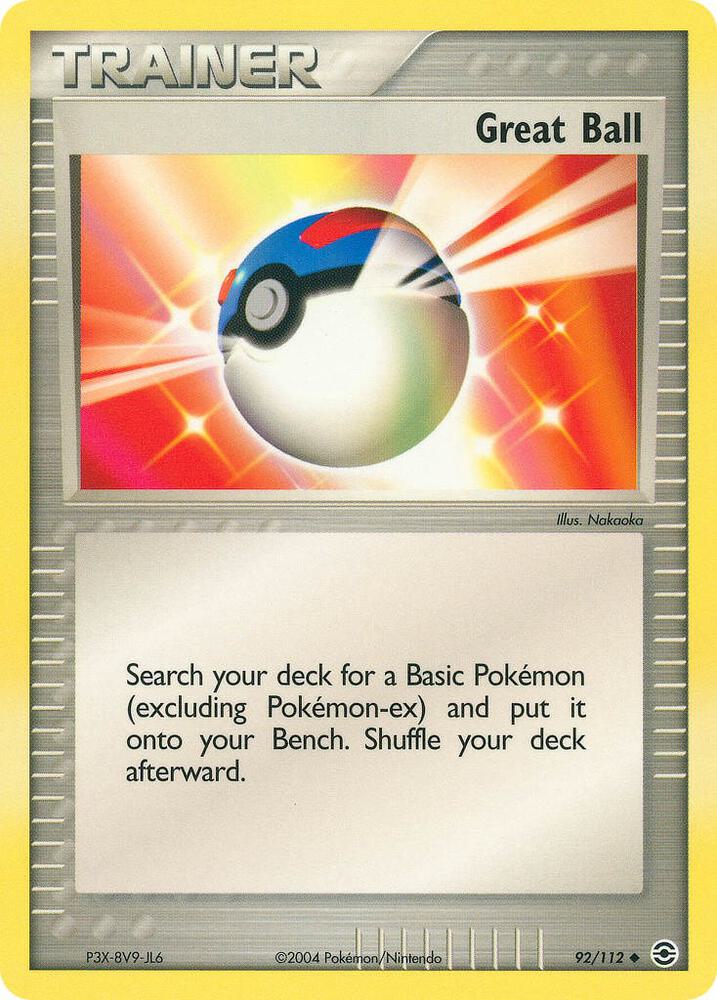 Great Ball 92/112 card from FireRed & LeafGreen
