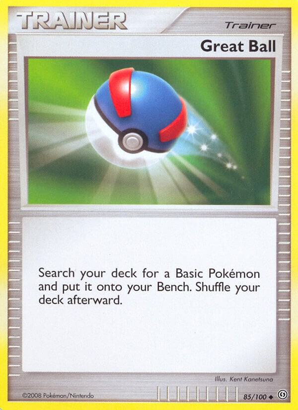 Great Ball 85/100 card from Stormfront