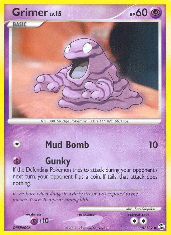 Grimer 88/132 card from Secret Wonders