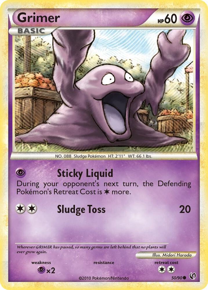 Grimer 50/90 card from Undaunted