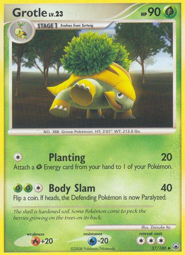 Grotle 37/100 card from Majestic Dawn