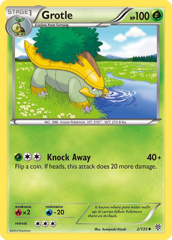 Grotle 2/135 card from Plasma Storm