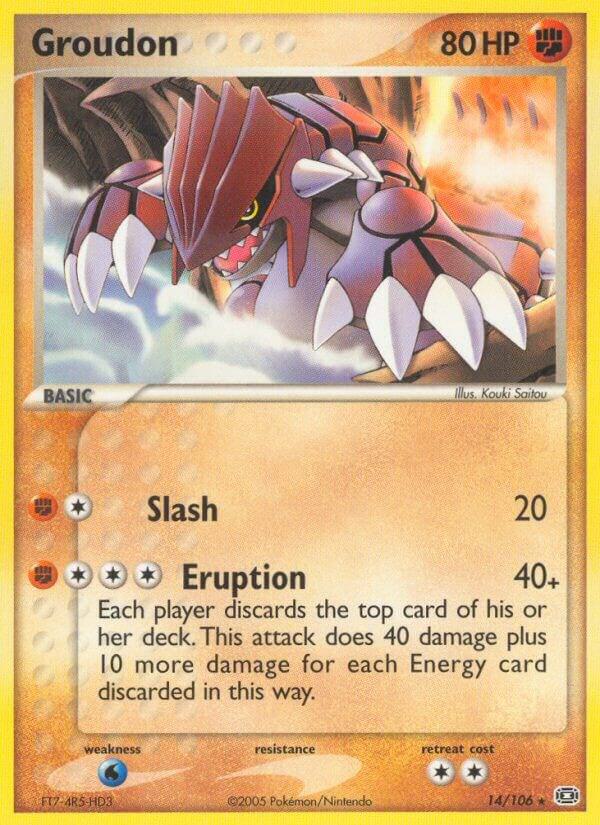 Groudon - 014/106 14/106 card from Emerald