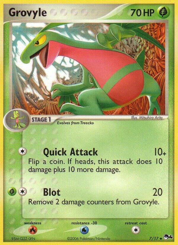 Grovyle 007/017 card from POP Series 4