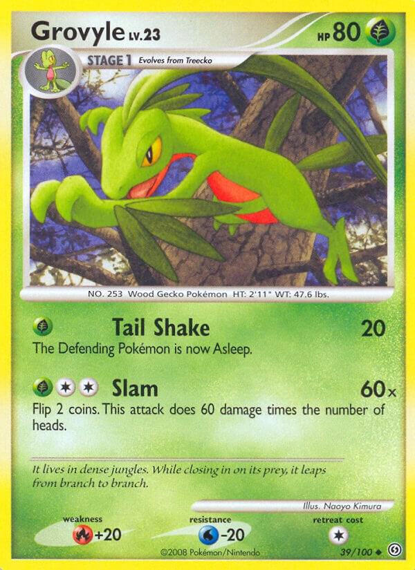 Grovyle 39/100 card from Stormfront