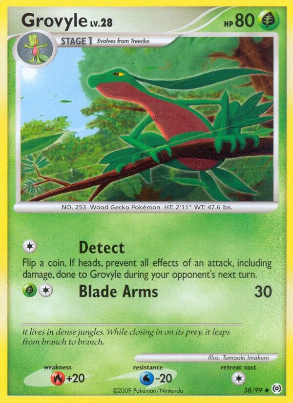 Grovyle (38) 38/99 card from Arceus