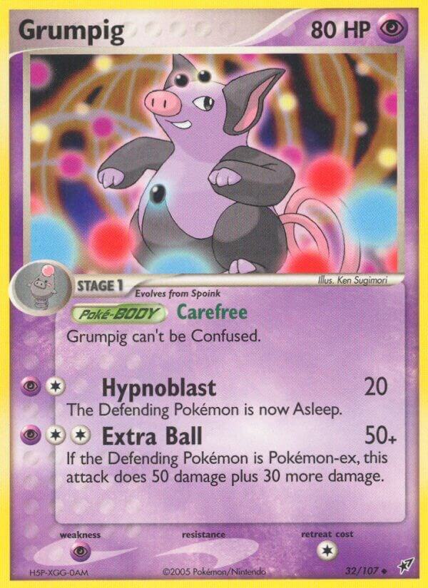 Grumpig 32/107 card from Deoxys