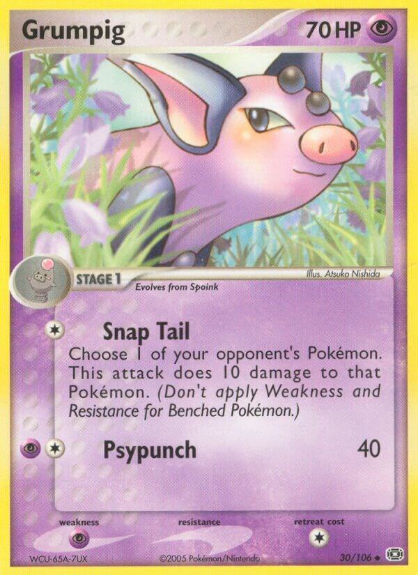 Grumpig - 030/106 30/106 card from Emerald